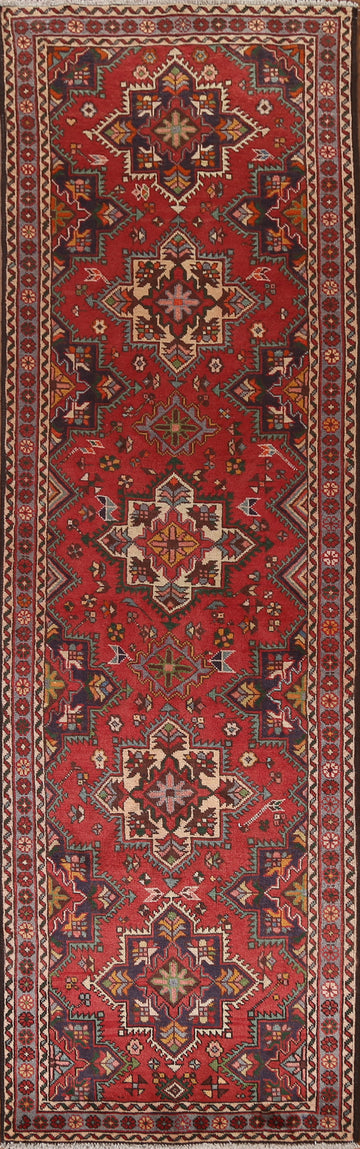 Vintage Tabriz Persian Runner Rug 3x11