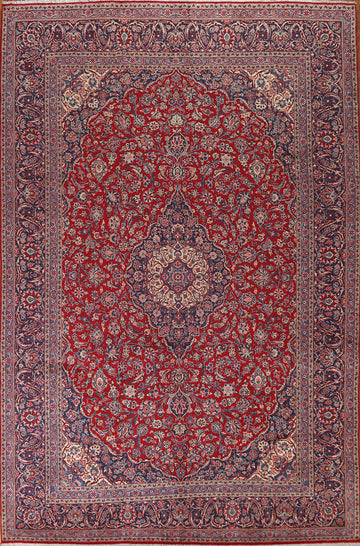 Traditional Kashan Persian Area Rug 10x13