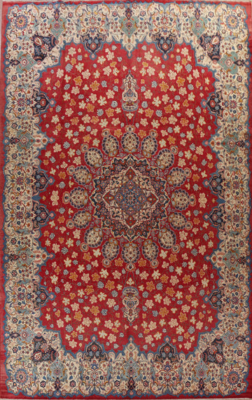 Vegetable Dye Isfahan Persian Large Rug 11x15