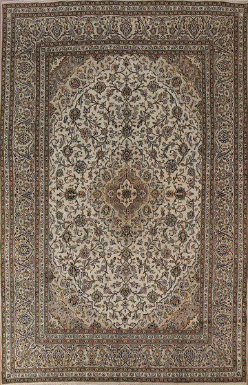 Traditional Kashan Persian Area Rug 8x11