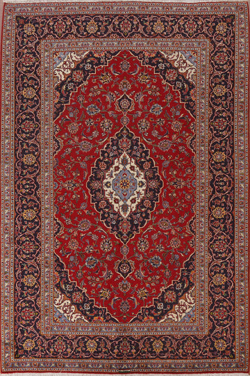 Traditional Kashan Persian Area Rug 7x10
