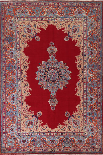 Red Wool Kashmar Persian Area Rug 8x11