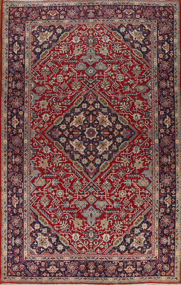Vintage Najafabad Persian Area Rug 9x13