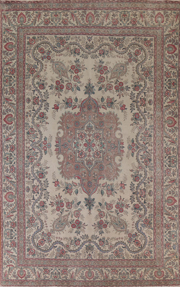 Vintage Tabriz Persian Area Rug 8x11