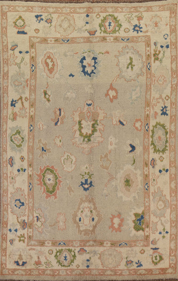 Vegetable Dye Oushak Area Rug 6x10