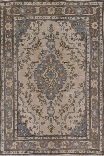 Geometric Tabriz Persian Area Rug 6x10