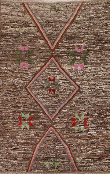Tribal Moroccan Oriental Area Rug 7x10
