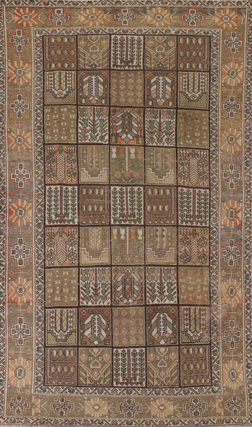 Garden Design Bakhtiari Persian Area Rug 6x10