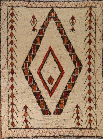 Tribal Moroccan Wool Area Rug 8x10
