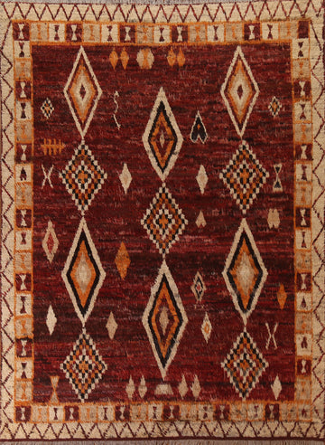 Berber Moroccan Tribal Area Rug 8x10