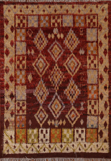 Tribal Berber Moroccan Area Rug 6x8