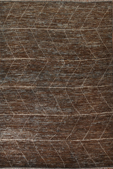 Handmade Wool Moroccan Area Rug 7x10