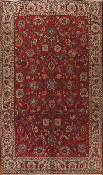 Vintage Floral Tabriz Persian Area Rug 6x10