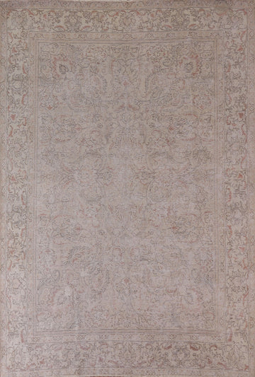 Distressed Tabriz Persian Area Rug 8x11