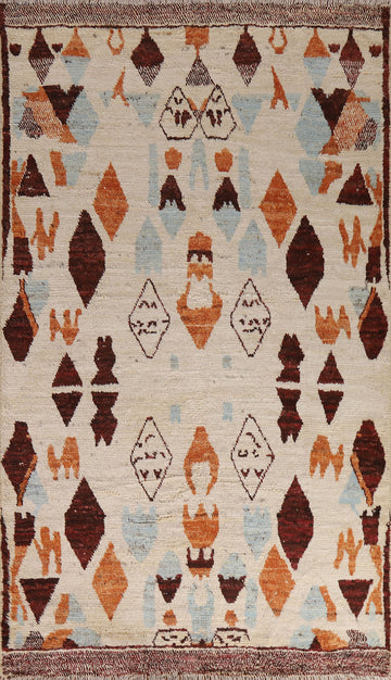 Tribal Moroccan Area Rug 6x9
