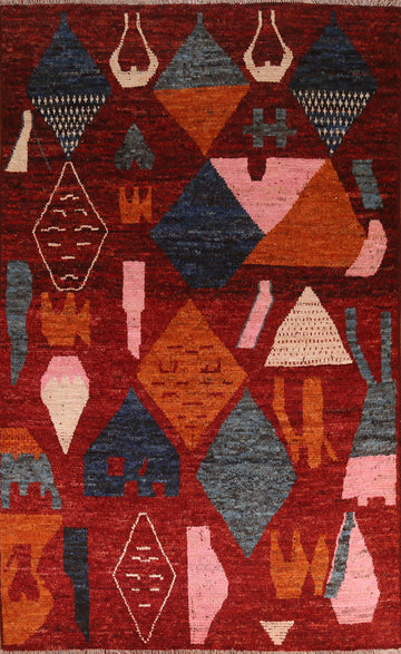 Geometric Moroccan Oriental Area Rug 7x10