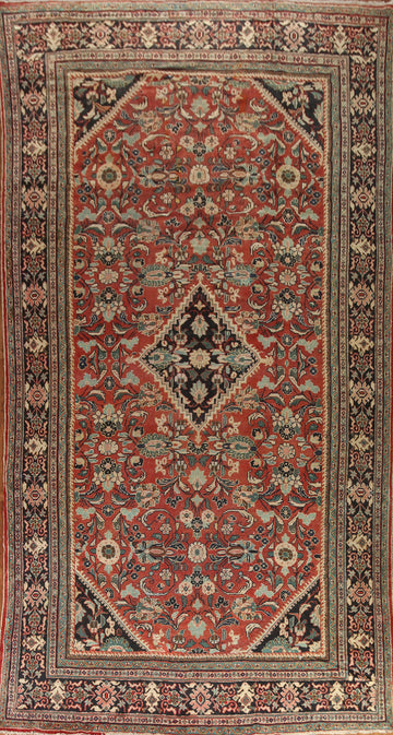 Antique Vegetable Dye Mahal Persian Large Rug 10x17