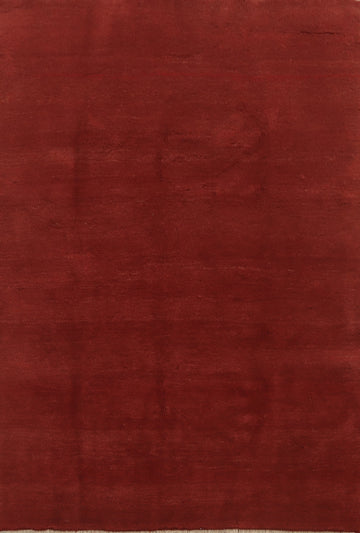 Solid Gabbeh Persian Rug 7x9