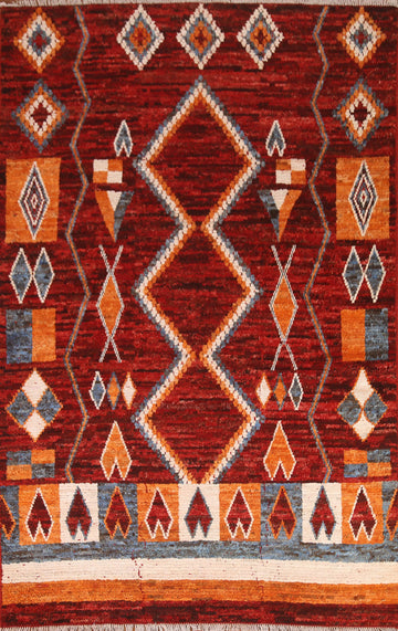Geometric Moroccan Oriental Area Rug 6x9