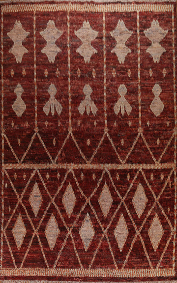 Geometric Moroccan Large Area Rug 10x14