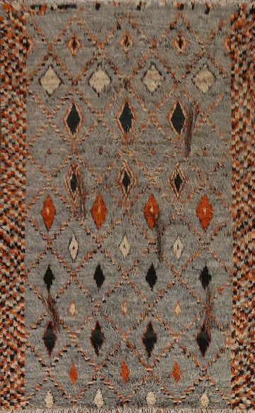Geometric Moroccan Oriental Area Rug 7x9