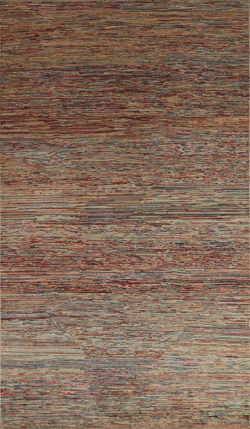 Striped Gabbeh Kashkoli Modern Area Rug 6x10