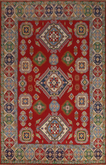 Vegetable Dye Kazak Oriental Area Rug 9x12