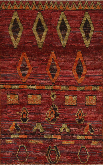 Geometric Moroccan Oriental Area Rug 5x8