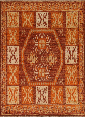 Geometric Moroccan Area Rug 5x7