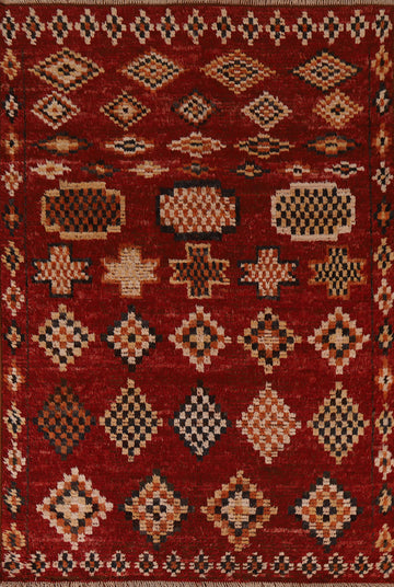 Geometric Moroccan Oriental Area Rug 6x8