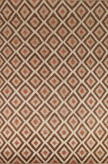 All-Over Wool Gabbeh Geometric Area Rug 8x10