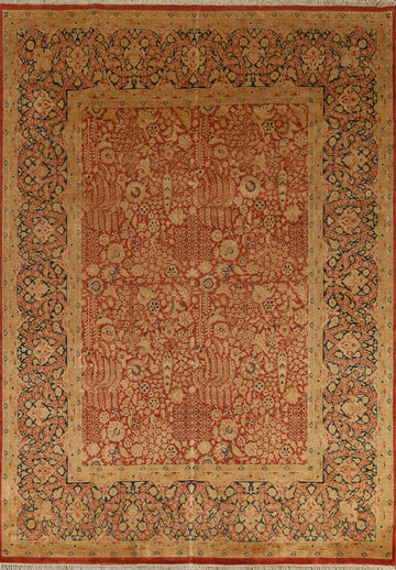 All-Over Floral Ziegler Vegetable Dye Area Rug 8x10