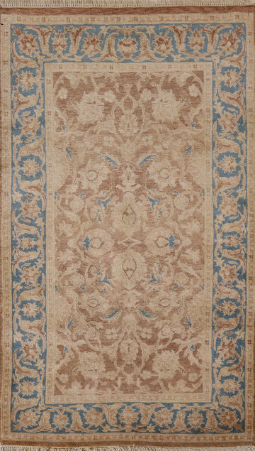 Vegetable Dye Oushak Turkish Area Rug 3x5