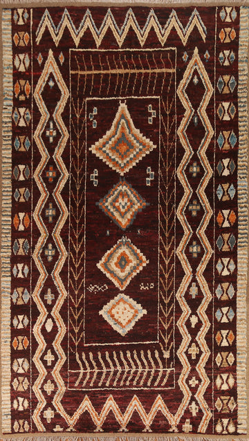 Tribal Moroccan Oriental Area Rug 7x10