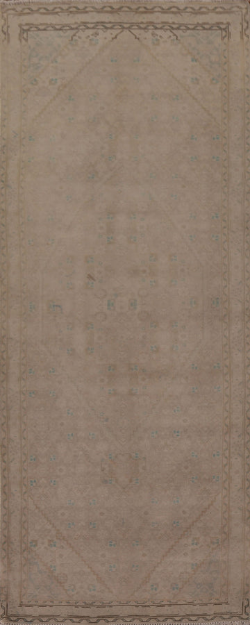 Vintage Wool Mahal Persian Runner Rug 3x10