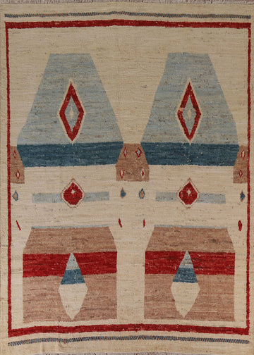 Handmade Moroccan Oriental Area Rug 8x10