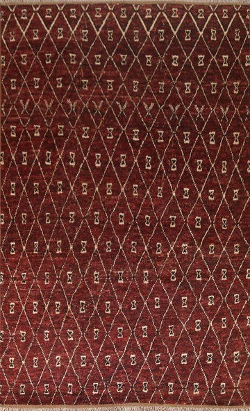 All-Over Trellis Moroccan Area Rug 7x10