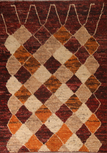 Trellis Moroccan Wool Area Rug 8x10