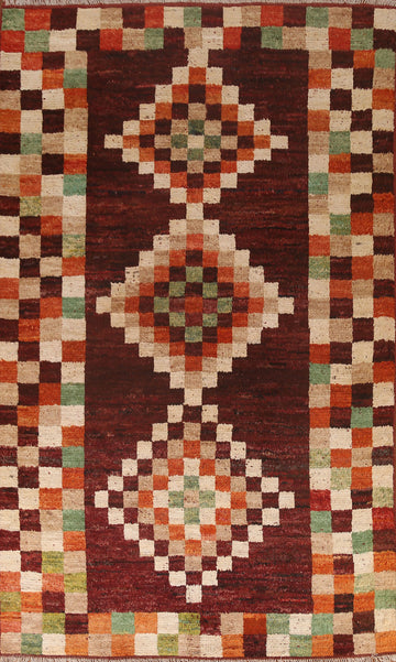 Checkered Moroccan Oriental Area Rug 7x10