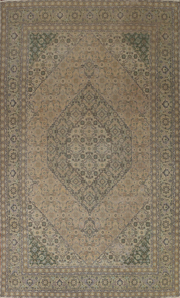 Distressed Tabriz Persian Area Rug 8x11
