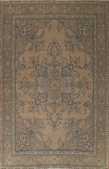 Distressed Tabriz Persian Area Rug 9x12