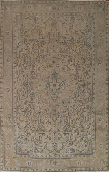 Distressed Tabriz Persian Area Rug 8x11