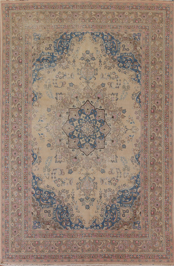 Distressed Mashad Persian Area Rug 8x11