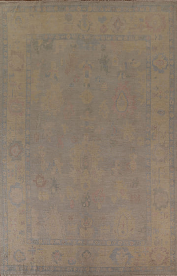 Vegetable Dye Oushak Oriental Area Rug 9x12