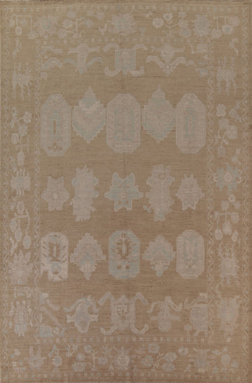 Vegetable Dye Oushak Oriental Area Rug 9x12