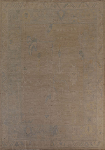 Turkish Oushak Vegetable Dye Area Rug 8x10