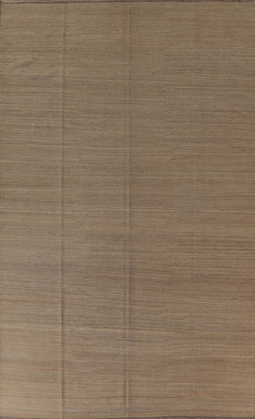 Earth Tone Kilim Modern Area Rug 8x11