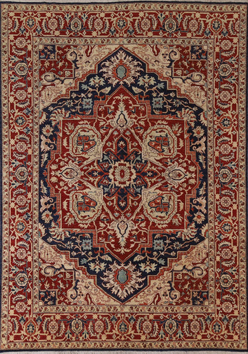 Vegetable Dye Heriz Serapi Oriental Area Rug 8x10