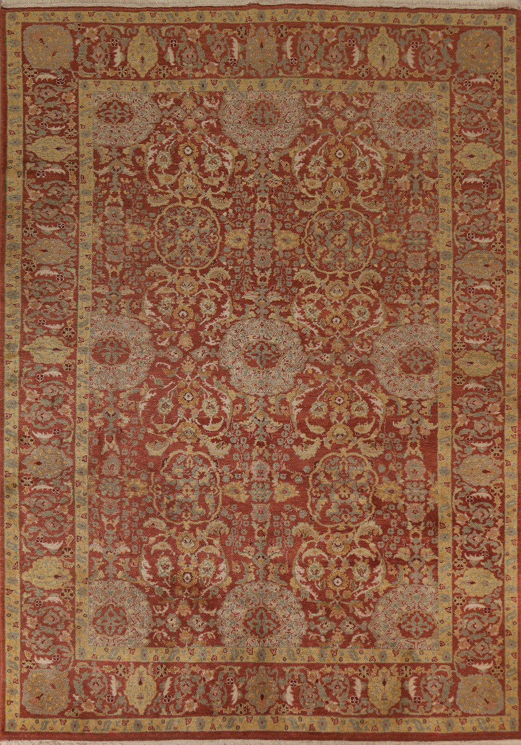 Vegetable Dye Oushak Turkish Area Rug 8x10