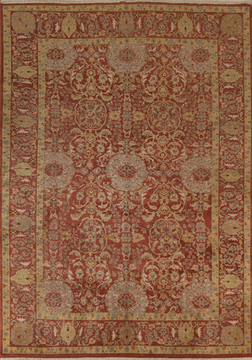 Vegetable Dye Oushak Turkish Area Rug 8x10
